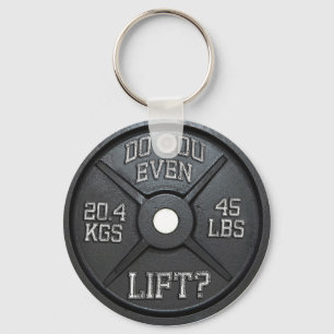 Porte-clés Avez-Vous Même Levé - Barbell Plate