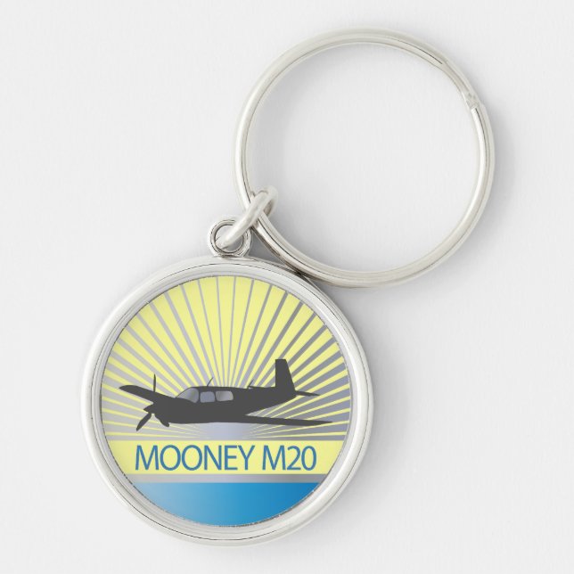 Porte-clés Aviation de Mooney M20 (Devant)