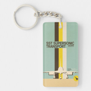 Porte-clés avionneur rétro SST Classique