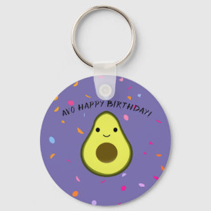 Porte-clés Avo Joyeux Anniversaire Cute Avocado Anniversaire
