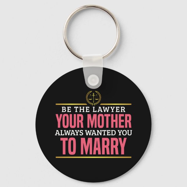 Porte-clés Avocate féministe - Motivational Femme Leader (Recto)