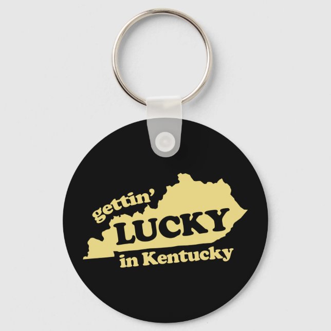 Porte-clés avoir de la chance au kentucky (Recto)