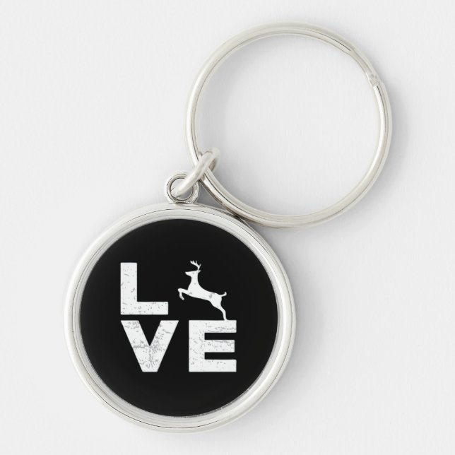 Porte-clés Awesome Deer Lover Trendy Aesthetic Design  (Devant)