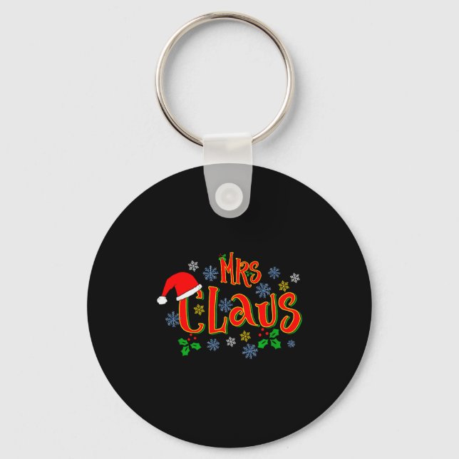 Porte-clés Awesome Mrs Claus Christmas Design For Women Holid (Recto)