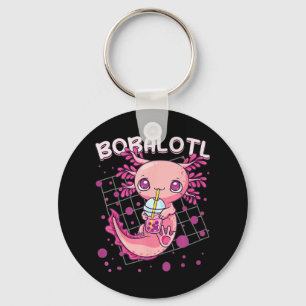 Porte-clés Axolotl Boba Tea Bubble Tea Kawaii Anime Japonais