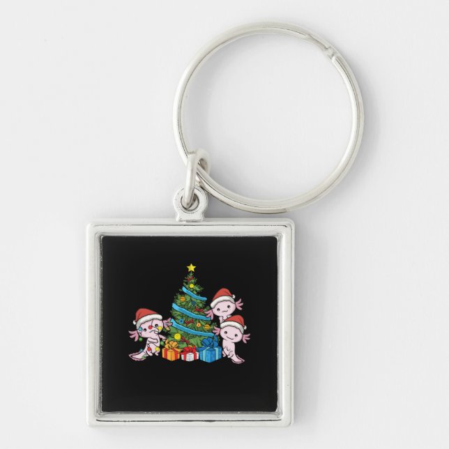 Porte-clés Axolotl Lover Enfants Noël Arbre cadeau Axolotl (Devant)