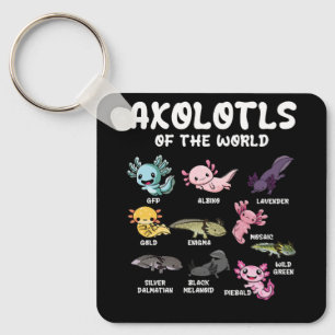 Porte-clés Axolotls Du Monde Cute Kawaii Axolotl Lover Oc