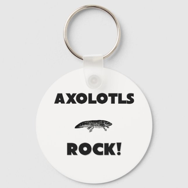 Porte-clés Axolotls Rock (Recto)