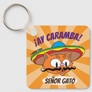 Porte-clés Ay Caramba! Monsieur Chat Señor Gato Drôle