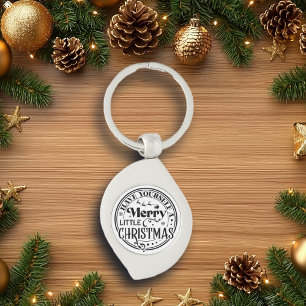 Porte-clés Ayez un joyeux petit Noël