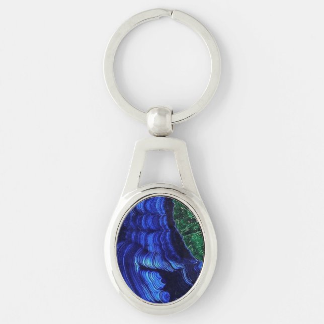 Porte-clés Azurite et Malachite (Devant)