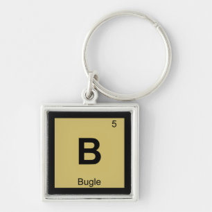 Porte-clés B - Clairons Chimie Symbole du tableau périodique