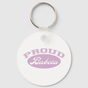 Porte-clés Babcia fier