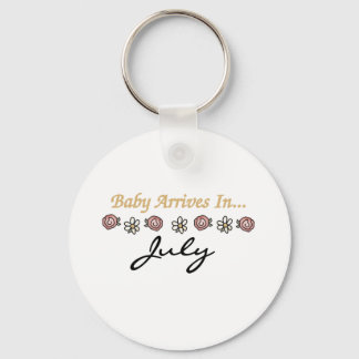 Porte-clés Baby Arrives en juillet