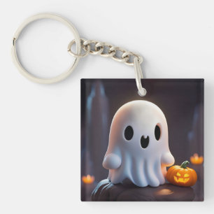Porte-clés Baby Ghost Déplaisant mignon caractère Halloween