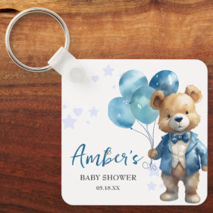 Porte-clés Baby shower Teddy Bear
