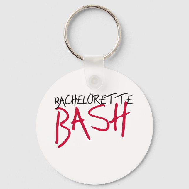 Porte-clés Bachelorette Noir/Rouge (Recto)