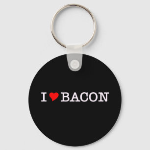 Porte-clés Bacon I Love