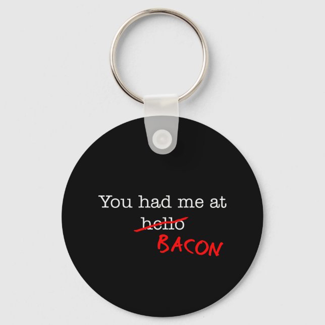 Porte-clés Bacon, Tu M'As Vu (Recto)