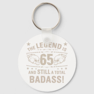 Porte-clés Badass 65e anniversaire