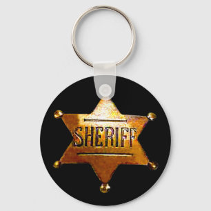 Porte-clés Badge d'Antique Sheriff