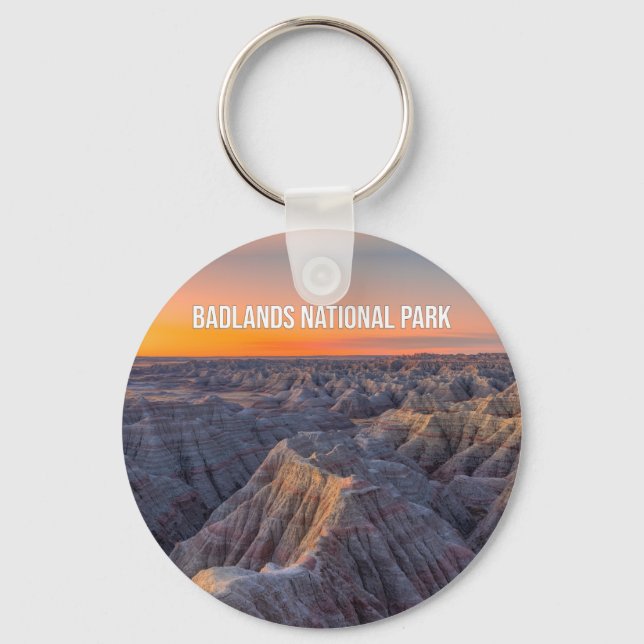 Porte-clés Badlands National Park Souvenir Porte - clé (Recto)