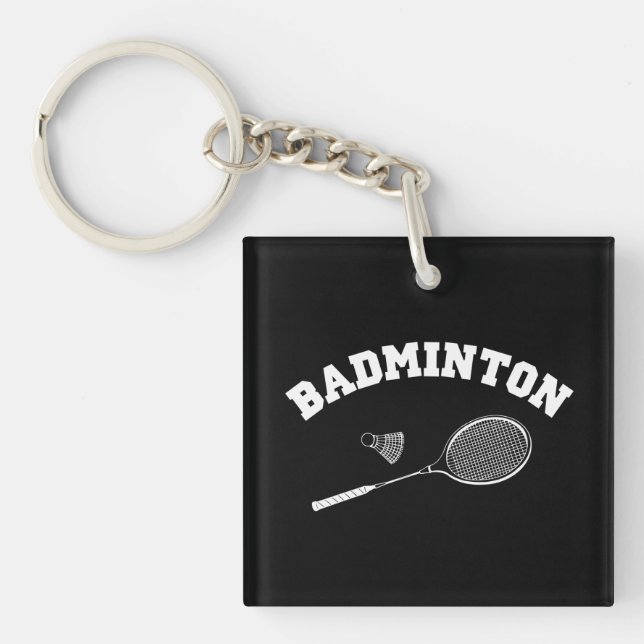 Porte-clés badminton (Devant)