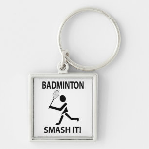 Porte-clés Badminton Smash It Sports Player Entraîneur Badmin