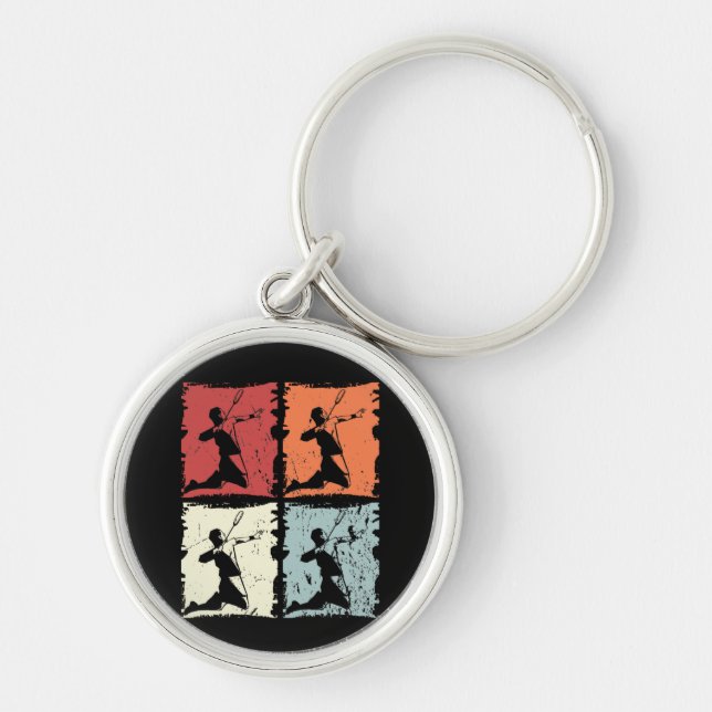 Porte-clés Badminton vintage (Devant)
