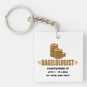 Porte-clés Bagels drôles