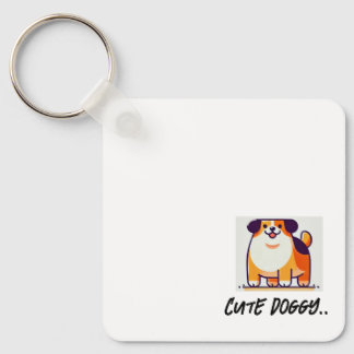 Porte-clés Bague à clé à pointe de chien