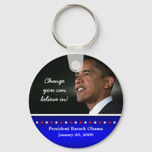 Porte-clés Bague clé d'investiture Obama 2009