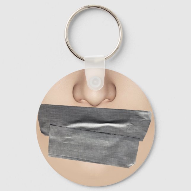 Porte-clés Bague de clé de la bouche de bande de goutte (Recto)