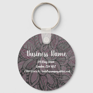 Porte-clés Bague de clé personnalisée marketing de nom d'entr