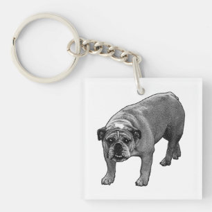 Porte-clés Bague de touche de point de jingle