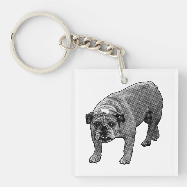 Porte-clés Bague de touche de point de jingle (Devant)