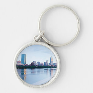 Porte-clés Baie arrière de Boston à travers Charles River