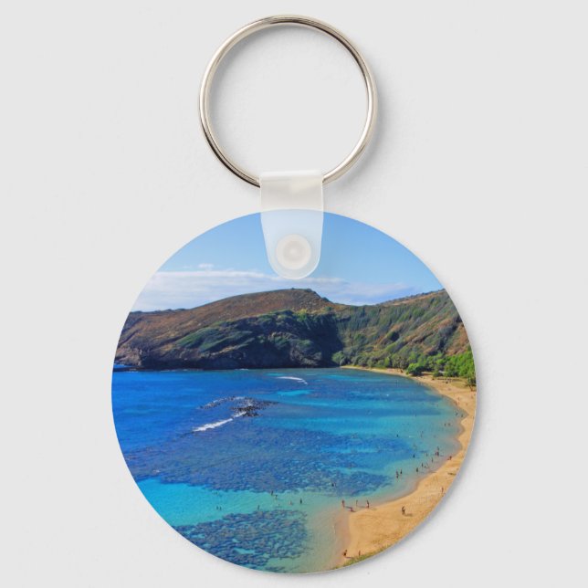 Porte-clés Baie profonde de Hanauma, Honolulu, Oahu (Recto)