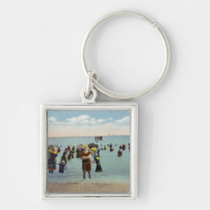 Porte-clés Baigneurs à la plage