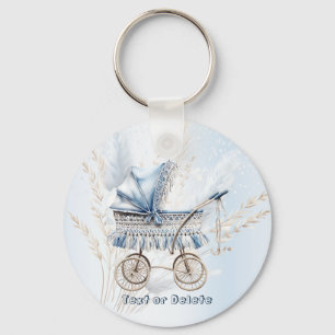 Porte-clés Baignoire Bleue Bleu Flore Belle