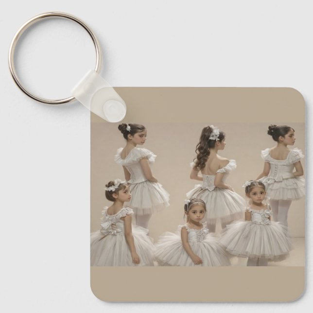 Porte-clés Bailarinas románticas (Recto)