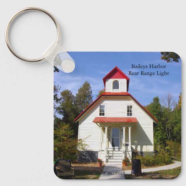 Porte-clés Baileys Harbor Rear Range Light key chain (Recto)