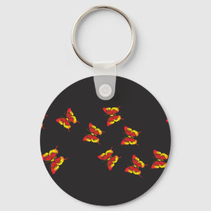 Porte-clés Baisers à papillons et rêves