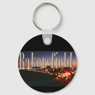 Porte-clés Bakersfield Skyline avec Bakersfield dans le ciel