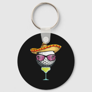 Porte-clés Bal De Golf Cinco De Mayo Avec Sombrero Margar