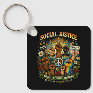 Porte-clés Balance de la justice