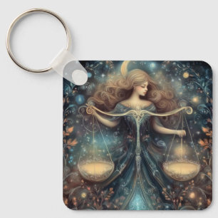 Porte-clés Balance de la Vierge zodiaque Astrologie Céleste A