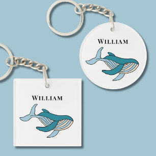 Porte-clés Baleine océanique enfants