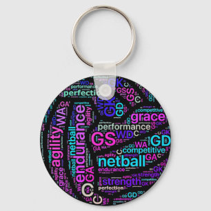 Porte-clés Ball Design Inspiration Netball