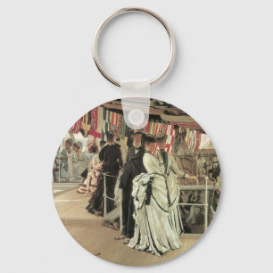 Porte-clés Ball on Shiboard de James Tissot, Art Victorien